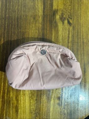 lululemon athletica Blush Pink Quilted Cosmetic Pouch